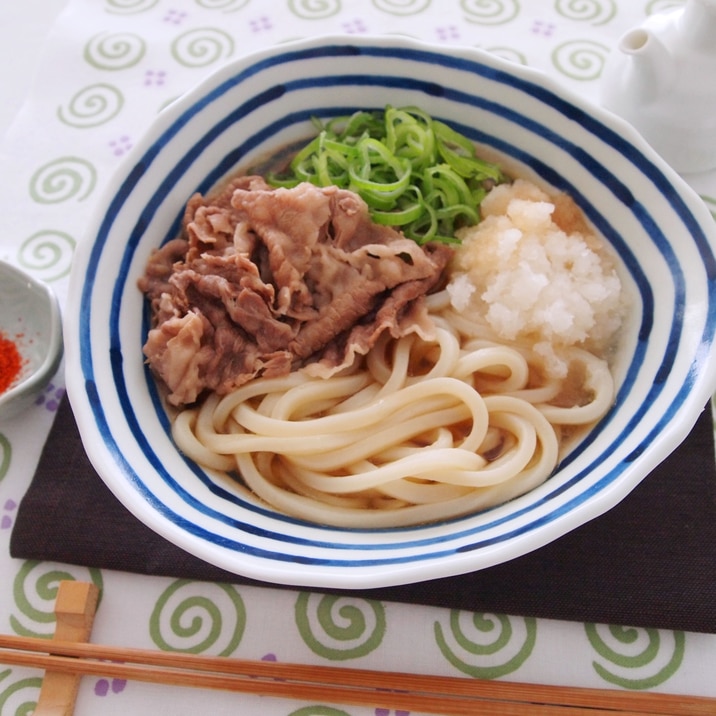 肉おろしうどん